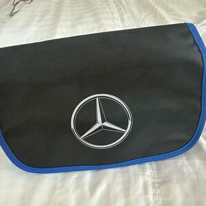 Black and Blue Messenger Bag with Professional Design